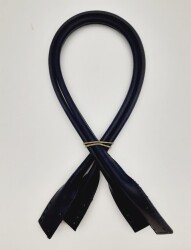 Angel Çanta Aksesuar Gerçek Deri Pelikan Model Çanta Sapı Lacivert Renk - Angel Çanta Aksesuar