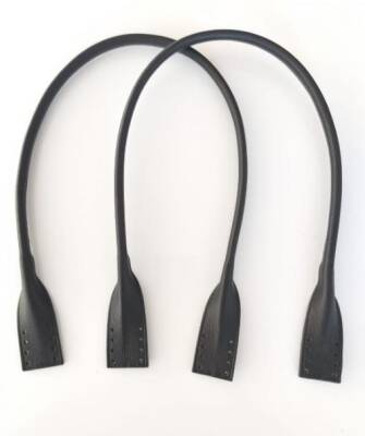 Angel Çanta Aksesuar Gerçek Deri Pelikan Model Çanta Sapı Siyah Renk - 1