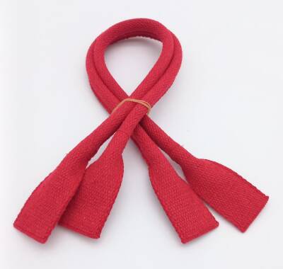 Angel Çanta Aksesuar Pamuklu Kolon Pelikan Model Kırmızı Renk Çanta Sapı - 1