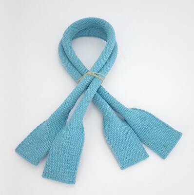 Angel Çanta Aksesuar Pamuklu Kolon Pelikan Model Mavi Renk Çanta Sapı - 1