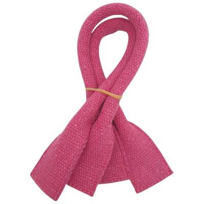 Angel Çanta Aksesuar Pamuklu Kolon Kısa Pelikan Model Fuşya Renk Çanta Sapı - 1