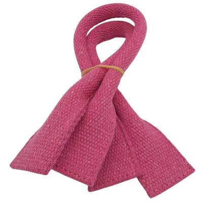 Angel Çanta Aksesuar Pamuklu Kolon Kısa Pelikan Model Fuşya Renk Çanta Sapı - 2