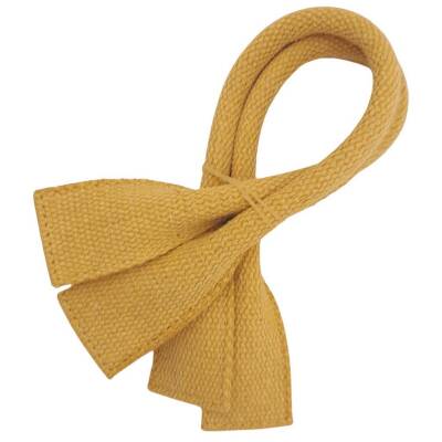 Angel Çanta Aksesuar Pamuklu Kolon Kısa Pelikan Model Hardal Renk Çanta Sapı - 3