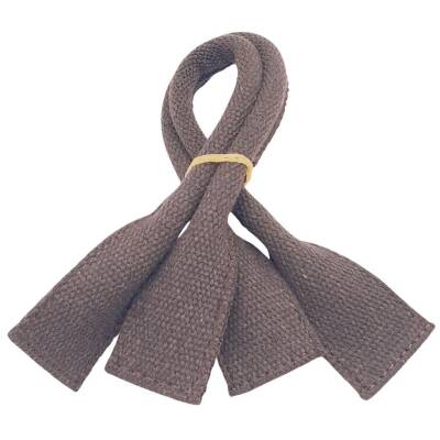 Angel Çanta Aksesuar Pamuklu Kolon Kısa Pelikan Model Kahverengi Çanta Sapı - 2