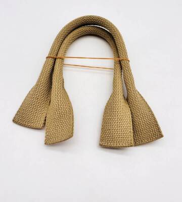 Angel Çanta Aksesuar Pamuklu Kolon Kısa Pelikan Model Küf Yeşili Renk Çanta Sapı - 1