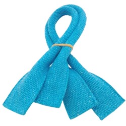 Angel Çanta Aksesuar Pamuklu Kolon Kısa Pelikan Model Mavi Renk Çanta Sapı - 2