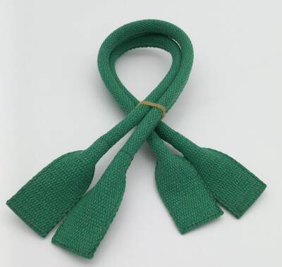 Angel Çanta Aksesuar Pamuklu Kolon Pelikan Model Yeşil Renk Çanta Sapı - 1