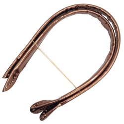 Angel Çanta Aksesuar Parlak Rugan Deri Pelikan Model Çanta Sapı Bakır Renk - 2