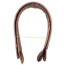 Angel Çanta Aksesuar Parlak Rugan Deri Pelikan Model Çanta Sapı Bakır Renk - 1