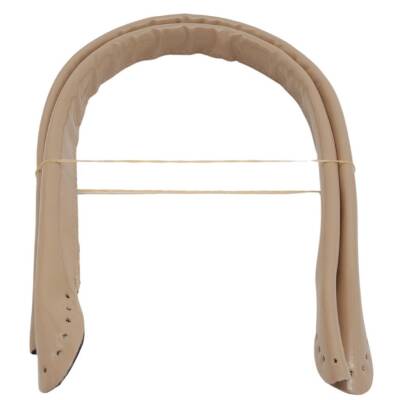 Angel Çanta Aksesuar Parlak Rugan Deri Pelikan Model Çanta Sapı Bej Renk - 3