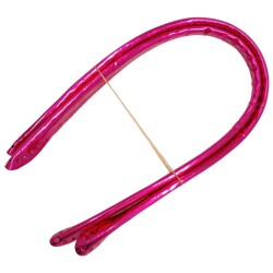 Angel Çanta Aksesuar Parlak Rugan Deri Pelikan Model Çanta Sapı Fuşya Renk - 2