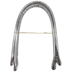 Angel Çanta Aksesuar Parlak Rugan Deri Pelikan Model Çanta Sapı Gri Renk - Angel Çanta Aksesuar