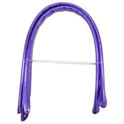 Angel Çanta Aksesuar Parlak Rugan Deri Pelikan Model Çanta Sapı Mor Renk - Angel Çanta Aksesuar