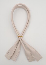 Angel Çanta Aksesuar Suni Deri Pelikan Model Çanta Sapı Bej - Angel Çanta Aksesuar