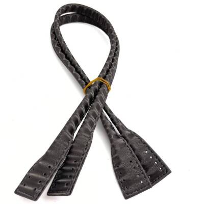 Angel Çanta Aksesuar Suni Deri Pelikan Model Çanta Sapı Koyu Gri Desenli Renk - 1