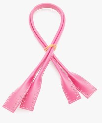 Angel Çanta Aksesuar Suni Deri Pelikan Model Çanta Sapı Pembe Renk - Angel Çanta Aksesuar