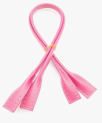 Angel Çanta Aksesuar Suni Deri Pelikan Model Çanta Sapı Pembe Renk - 1