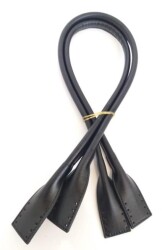 Angel Çanta Aksesuar Suni Deri Pelikan Model Çanta Sapı Siyah Renk - Angel Çanta Aksesuar