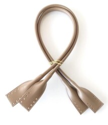 Angel Çanta Aksesuar Suni Deri Pelikan Model Çanta Sapı Vizon Renk - Angel Çanta Aksesuar