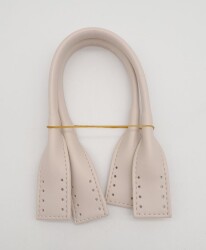 Angel Çanta Aksesuar Suni Deri Pelikan Model Kısa Çanta Sapı Bej Renk - Angel Çanta Aksesuar