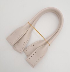 Angel Çanta Aksesuar Suni Deri Pelikan Model Kısa Çanta Sapı Bej Renk - 2