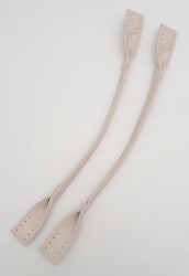 Angel Çanta Aksesuar Suni Deri Pelikan Model Kısa Çanta Sapı Bej Renk - 3