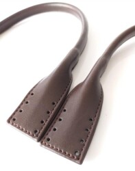 Angel Çanta Aksesuar Suni Deri Pelikan Model Kısa Çanta Sapı Koyu Kahve Renk - 2