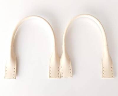 Angel Çanta Aksesuar Suni Deri Pelikan Model Kısa Çanta Sapı Krem - 1