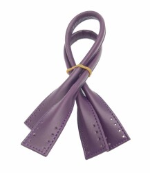 Angel Çanta Aksesuar Suni Deri Pelikan Model Kısa Çanta Sapı Mor - Angel Çanta Aksesuar