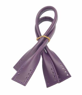 Angel Çanta Aksesuar Suni Deri Pelikan Model Kısa Çanta Sapı Mor - 1