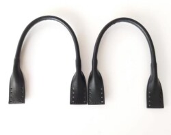 Angel Çanta Aksesuar Suni Deri Pelikan Model Kısa Çanta Sapı Siyah - Angel Çanta Aksesuar