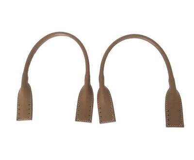 Angel Çanta Aksesuar Suni Deri Pelikan Model Kısa Çanta Sapı Vizon - 1