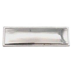 Angel Çanta Aksesuar 4.8x1.4 cm Metal Etiket Plaka Süs Gümüş Renk 1 Adet - 3