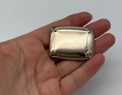 Angel Çanta Aksesuar 4x3 cm Metal Plaka Süs Light Gold Renk 1 Adet - 2