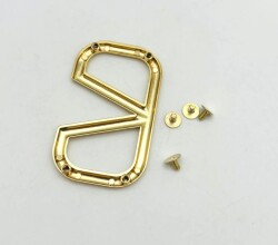 Angel Çanta Aksesuar 7x4 Cm V Model Çanta Plakası - 2