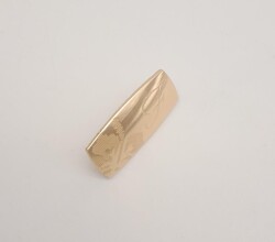 Angel Çanta Aksesuar Etamin Desen Light Gold Plaka Süs - 4