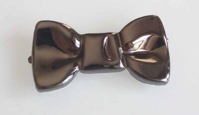 Angel Çanta Aksesuar Füme Fiyonk Plaka Süs - 1