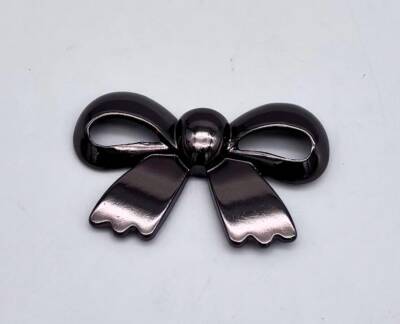 Angel Çanta Aksesuar Füme Renk 3.5 cm Kurdele Model Plaka Süs - 1