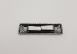 Angel Çanta Aksesuar Handmade Yazılı Metal Etiket Plaka Süs Füme Renk - 4