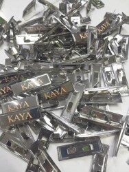 Angel Çanta Aksesuar Kişiye Özel Metal Etiket Plaka Süs 50 Adet - 2