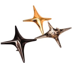 Angel Çanta Aksesuar Kuzey Yıldızı Model Plaka Süs Gümüş Renk - 2