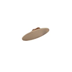Angel Çanta Aksesuar Light Gold 3 cm Oval Plaka Süs 1 Adet - Angel Çanta Aksesuar