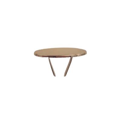 Angel Çanta Aksesuar Light Gold 3 cm Oval Plaka Süs 1 Adet - 4