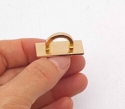 Angel Çanta Aksesuar Light Gold 3X1.2 Cm Köprü Aparatı - Angel Çanta Aksesuar