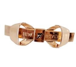 Angel Çanta Aksesuar Light Gold Papyon Plaka Süs - Angel Çanta Aksesuar