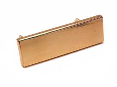 Angel Çanta Aksesuar Light Renk 4x1 Cm Düz Model Plaka Süs - 1