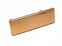 Angel Çanta Aksesuar Light Renk 4x1 Cm Düz Model Plaka Süs - Angel Çanta Aksesuar