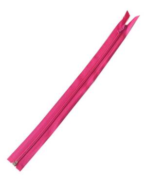 Angel Çanta Aksesuar Fuşya Renk 40 Cm Plastik Diş Fermuar Fd26 - 1