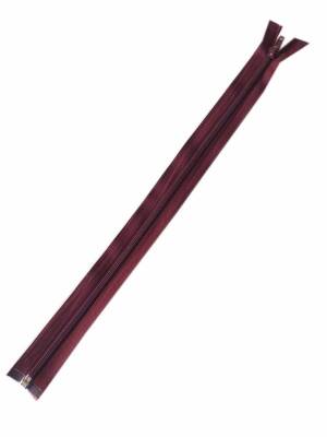 Angel Çanta Aksesuar Koyu Bordo Renk 40 Cm Plastik Diş Fermuar Fd14 - 1