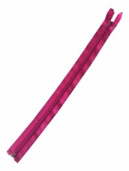 Angel Çanta Aksesuar Koyu Fuşya Renk 40 Cm Plastik Diş Fermuar Fd12 - Angel Çanta Aksesuar